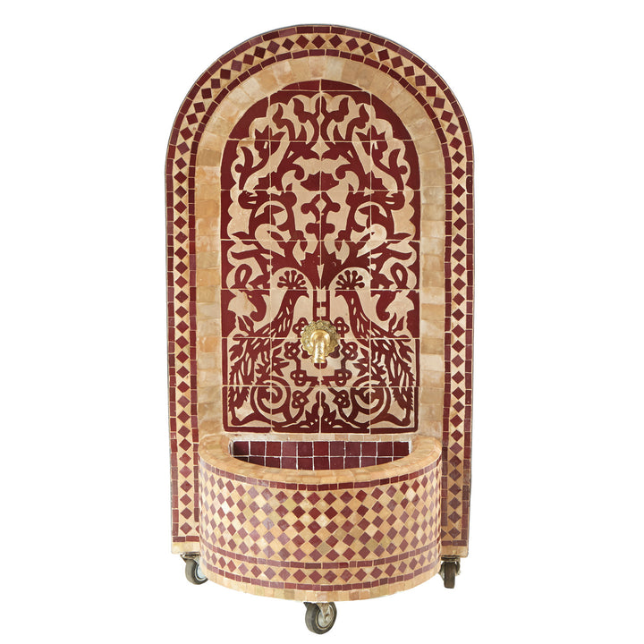 Fontaine en mosaïque Tawus Bordeaux