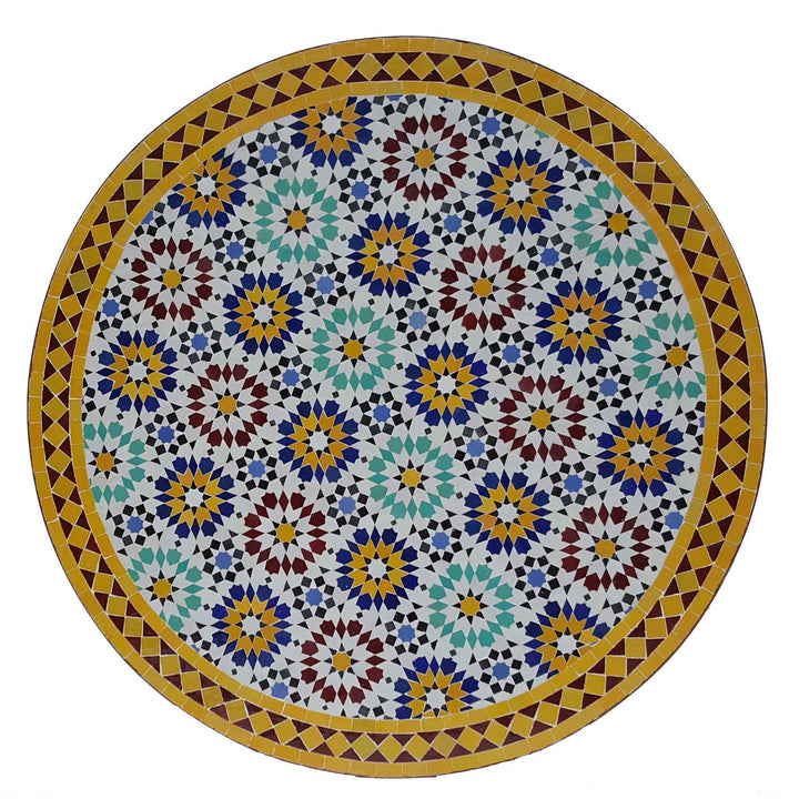 Mozaïektafel D120 Ankabut Geel