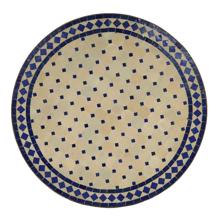 Mozaïektafel D90 Blauw/Ruit