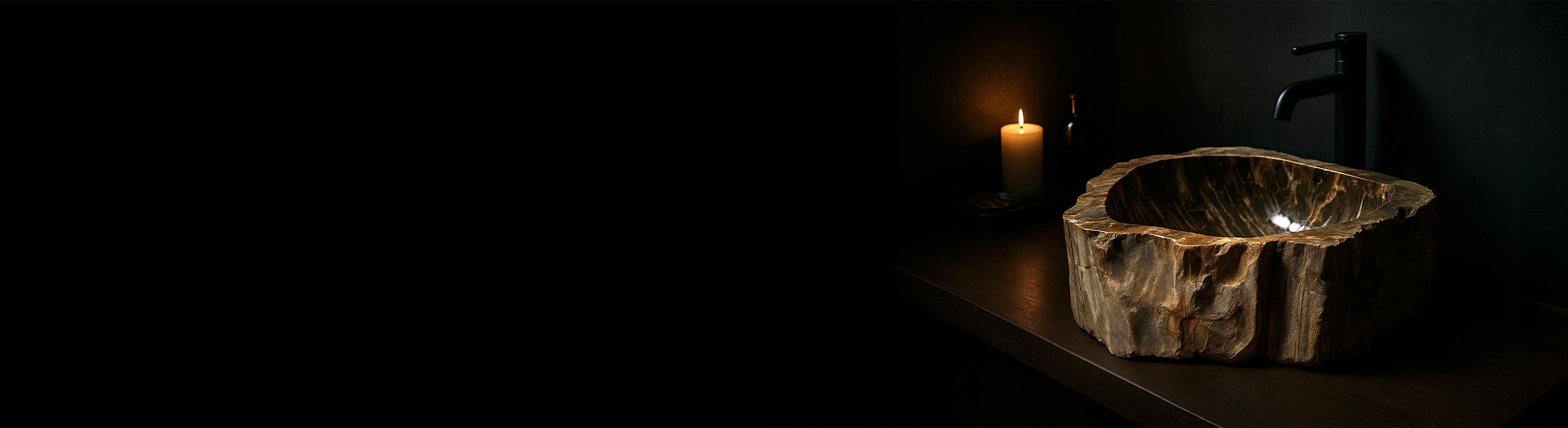 Pierre naturelle Lavabo – Pierre naturelle Lavabo en pierre de rivière - lavabos sur colonne de haute qualité pour spa et salle de bain en marbre et bois fossile