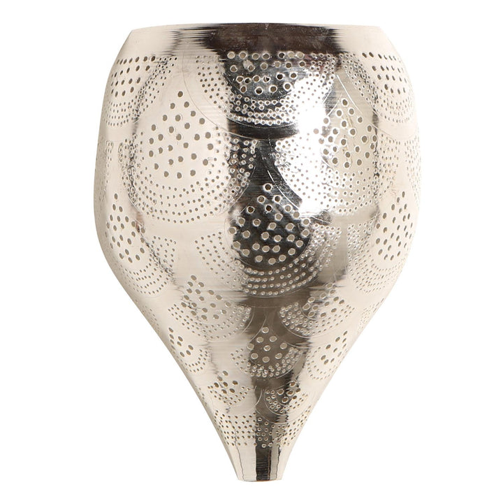 Marokkaanse zilveren wandlamp Nadim