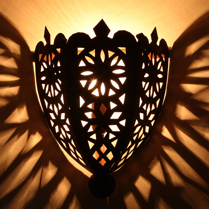 Orientalische Eisen Wandlampe EWL06