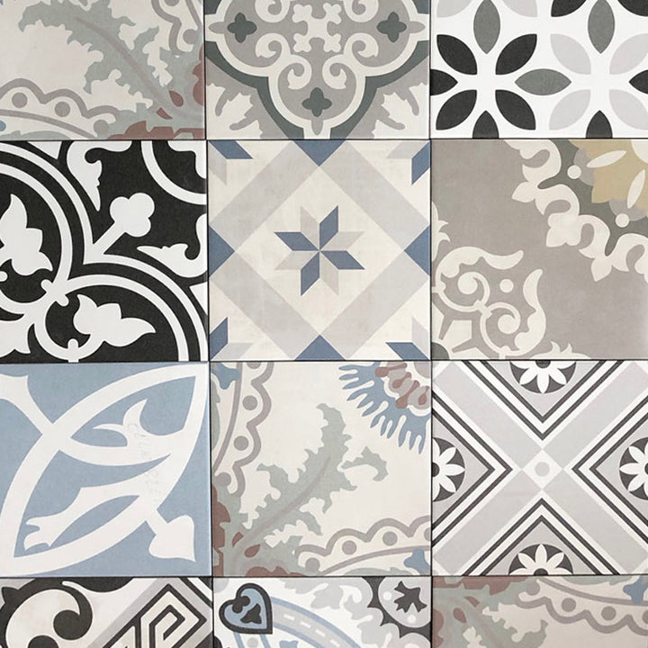 Marokkanische Patchwork Fliesen – 20x20 cm
