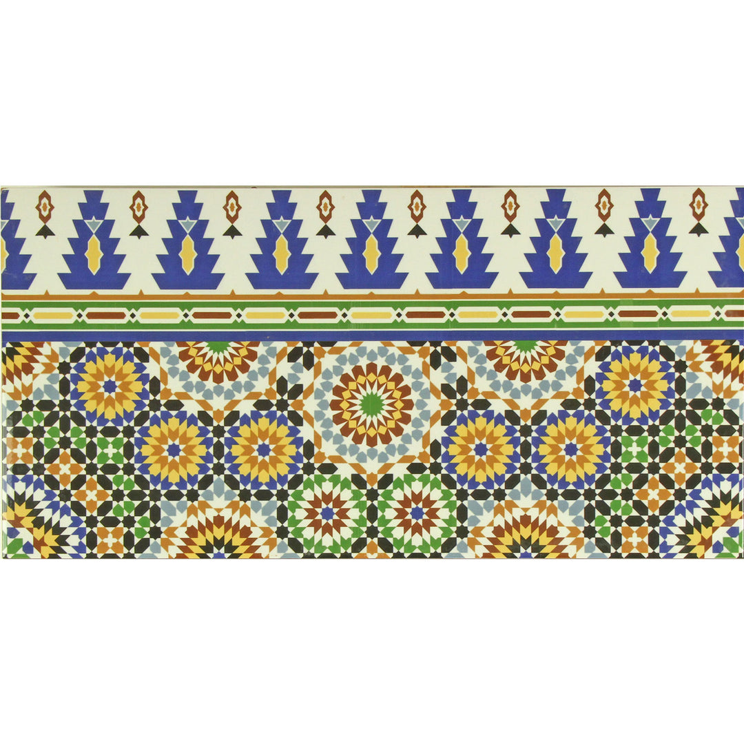 Oosterse tegelrand 50×25 cm – FL50588A