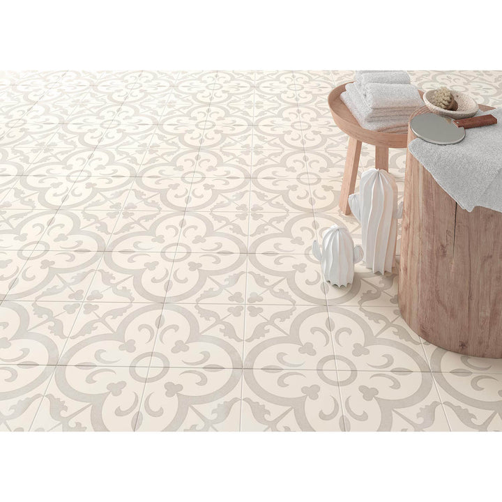Carrelage oriental 20x20 cm – aspect ciment