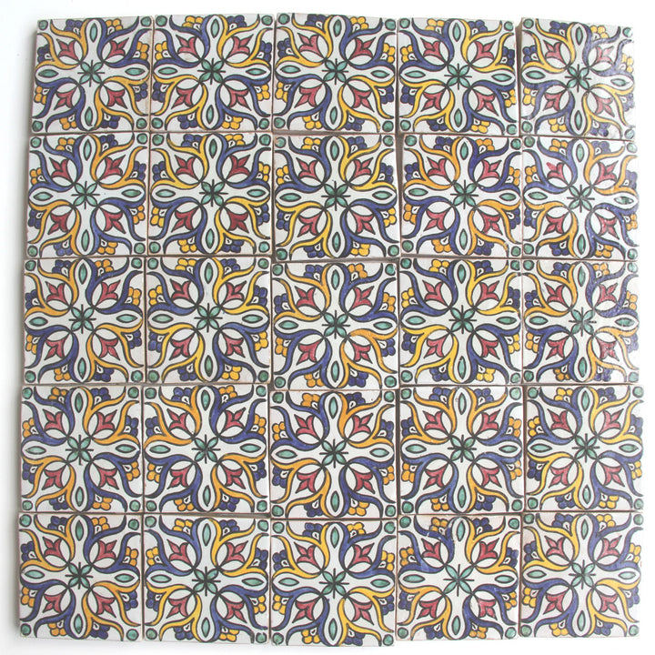 Handgeschilderde tegel 10x10 cm – Boho