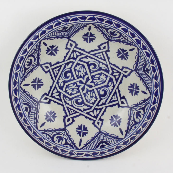 Bol en céramique peint à la main, Maroc F013