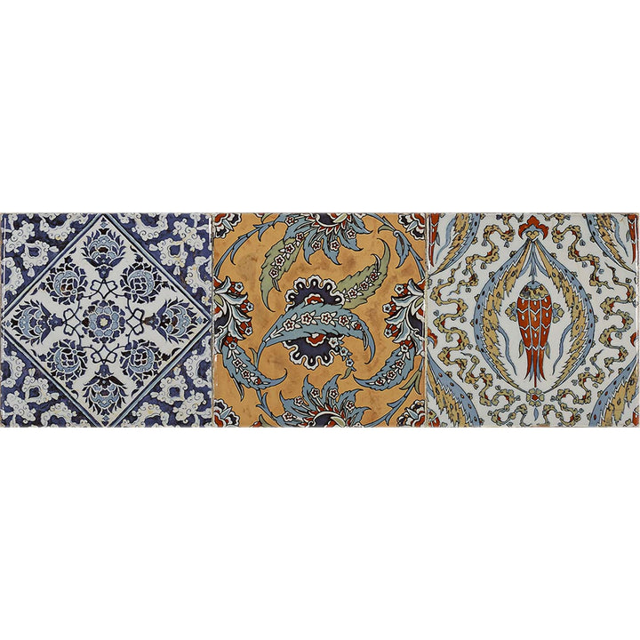 Orientalische Patchwork-Wandfliesen – 59,2x20 cm Matt