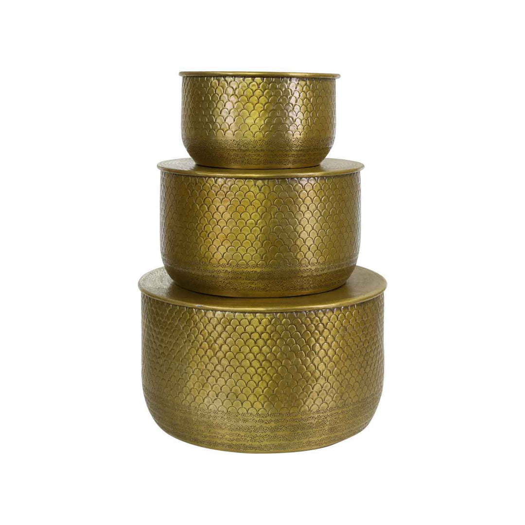 Orientalischer Beistelltisch Alava Gold