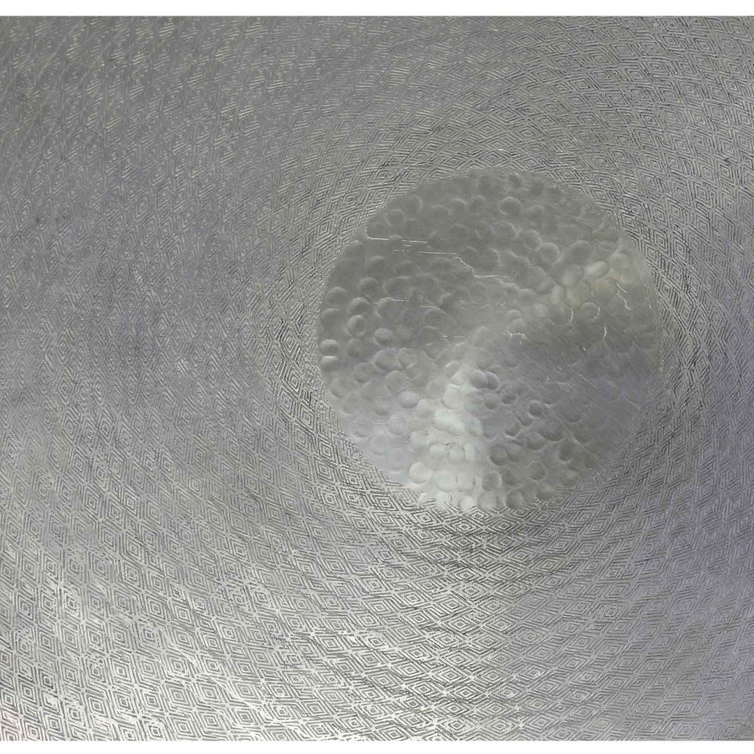 Table d'appoint orientale Alava argentée