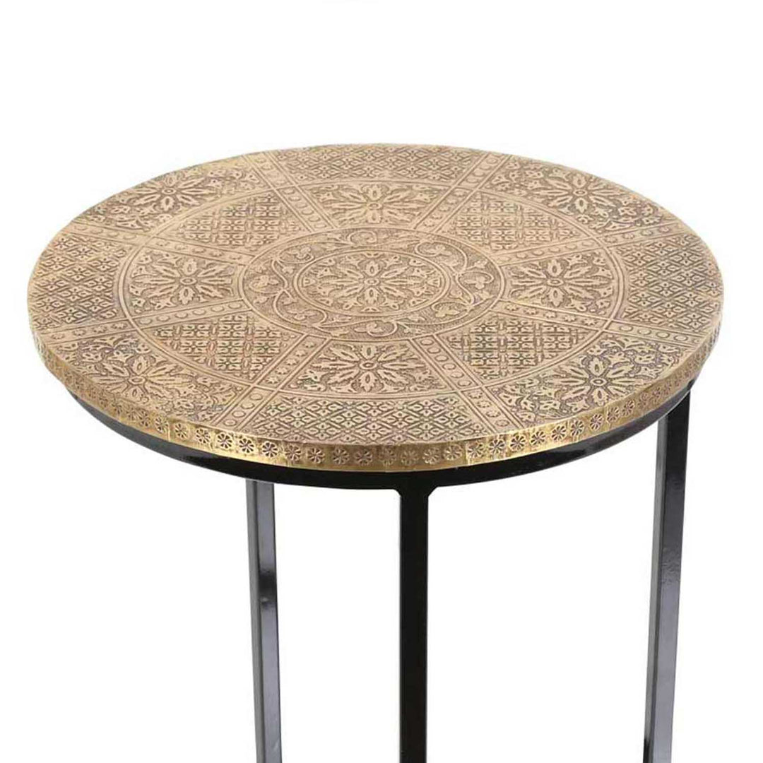 Table d'appoint orientale Hanane, lot de 3