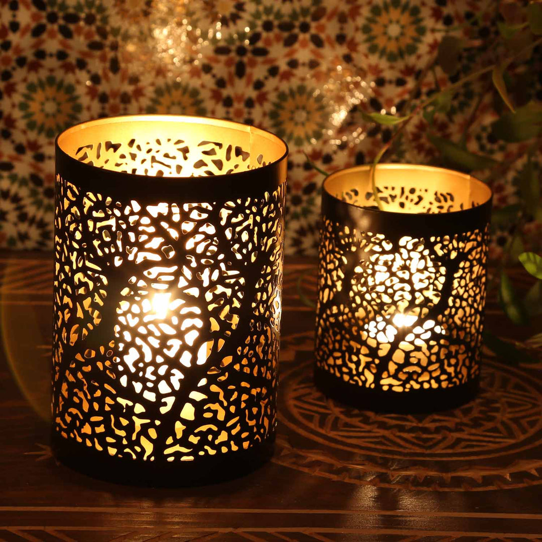 Lanterne orientale Ancône lot de 2