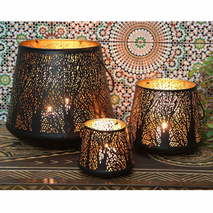 Lanterne orientale Como lot de 3