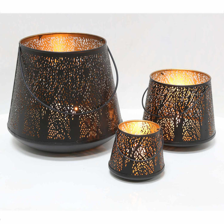 Lanterne orientale Como lot de 3