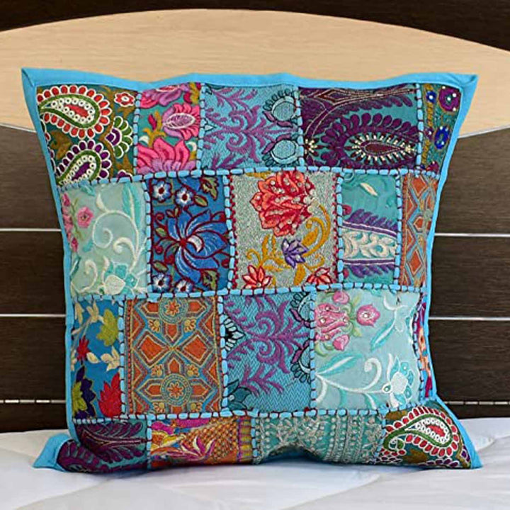 Indisches Patchwork Kissen Mar