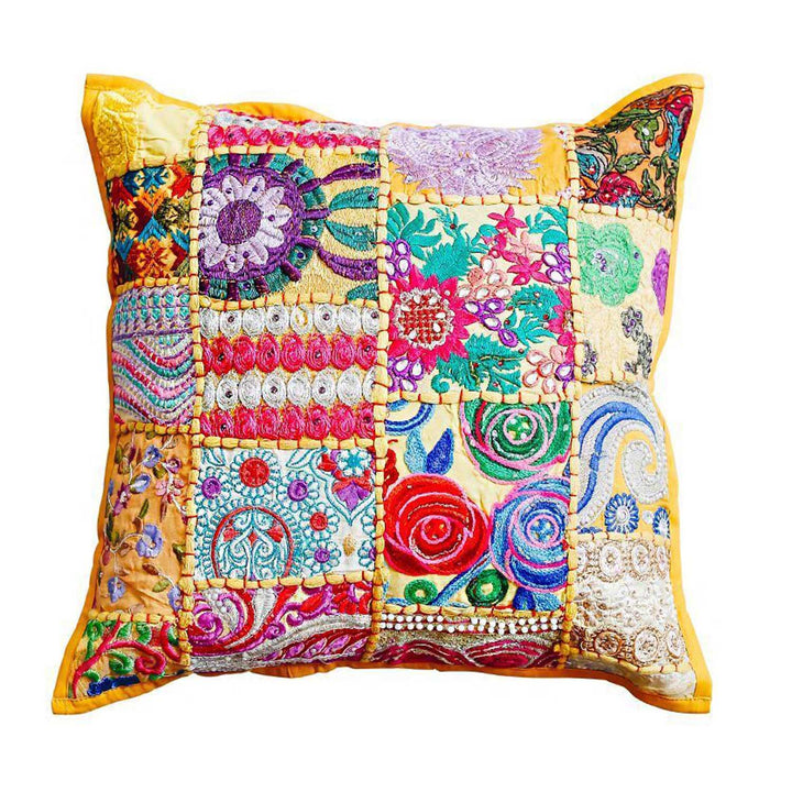 Indisches Patchwork Kissen Mar