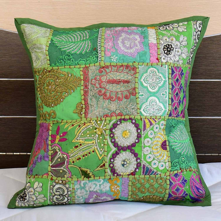 Indisches Patchwork Kissen Mar