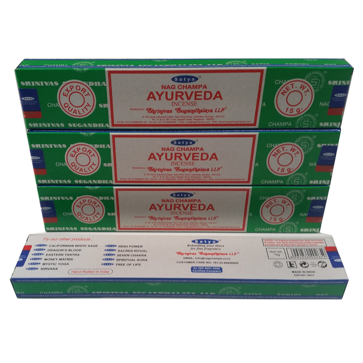 Bâtonnets d'encens Satya Ayurveda Big Box