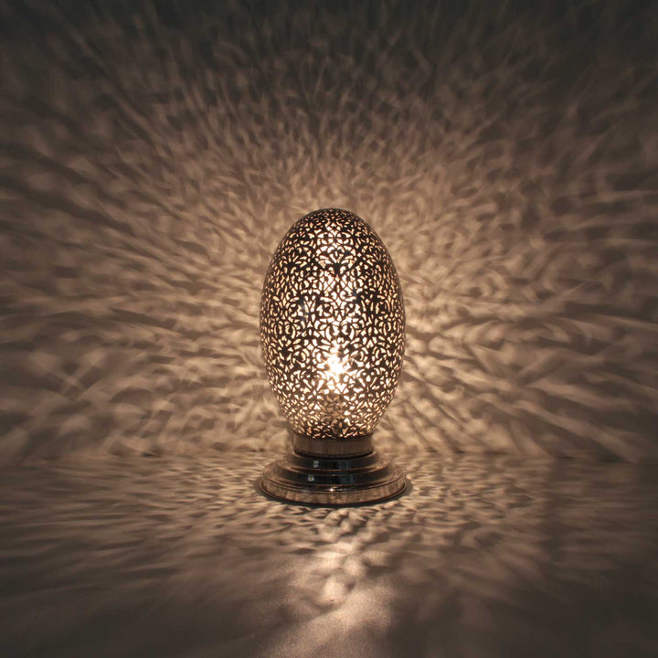 Lampe orientale en argent Damaris