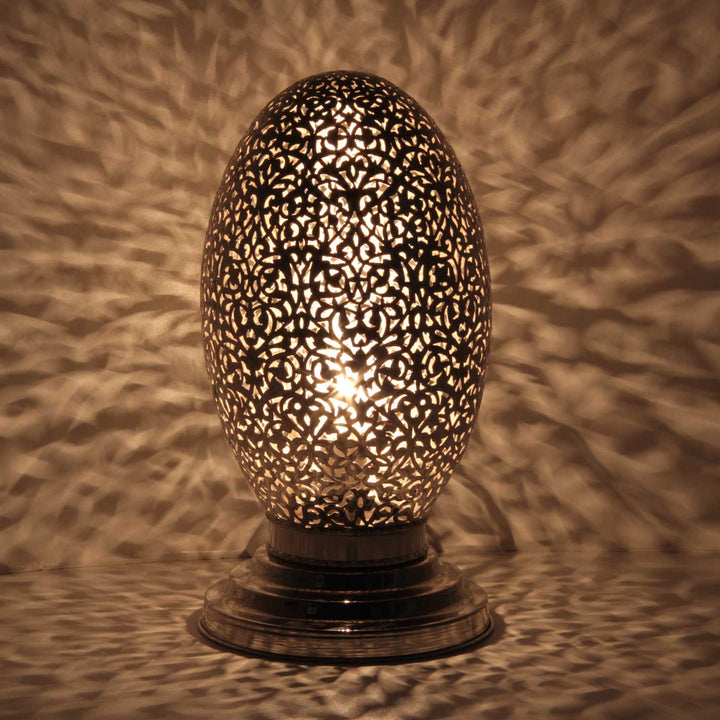 Lampe orientale en argent Damaris