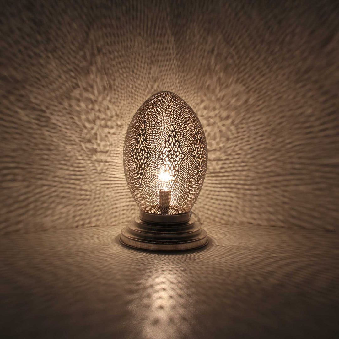Lampe orientale en argent Marana
