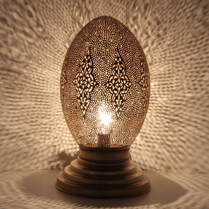 Lampe orientale en argent Marana