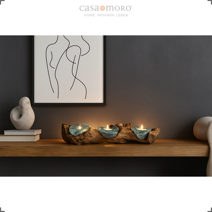 3er Teelichthalter - Tisch Deko