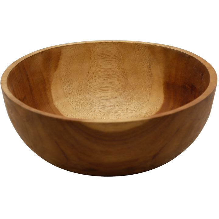 Handgemaakte tafeldecoratie van teakhout, fijn geschuurd